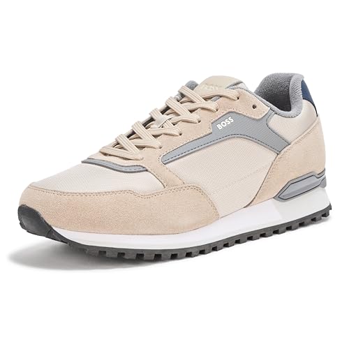 BOSS, Parkour Runn Sneakers, Grey/Dunes, 9