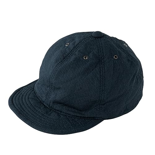 [ナコタ] HIGHER ハイヤー STITCH CLOTH CAP ステッチクロスキャップ 綿 コットン 涼しい 蒸れない 軽い【3サイズ(頭周り約56.0〜58.5cm)/ネイビー】