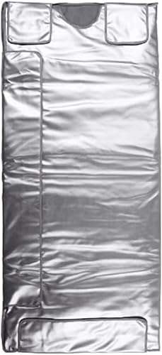 Elitzia Far Infrared Sauna Blanket 3 Independent Heating Zones for Full Body Home Spa Muscle Relaxation 95-176°F Adjustment Easy Clean Waterproof Oxford Fabric 71"x31.5" ETBO20