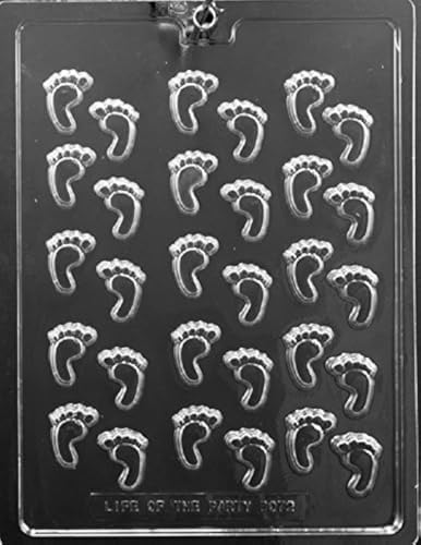 Grandmama's Goodies B072 Baby Feet Shower Chocolate Candy Mold image 2