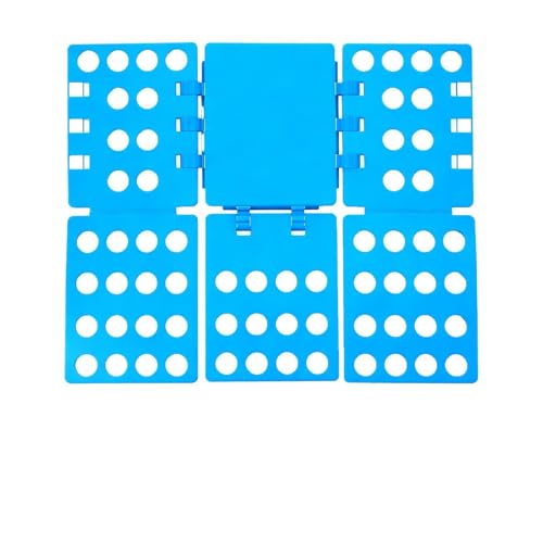 eModwey Tabla para Doblar Ropa – Perfecta para Camisetas, Camisas, Suéteres y Pantalones – Fácil de Usar, Materiales Resistentes y Diseño Compacto para Optimizar el Espacio (Azul Claro)