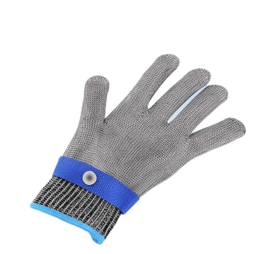 Cut Proof Stab Resistant Stainless Steel Wire Metal Mesh Butcher Cotton Glove