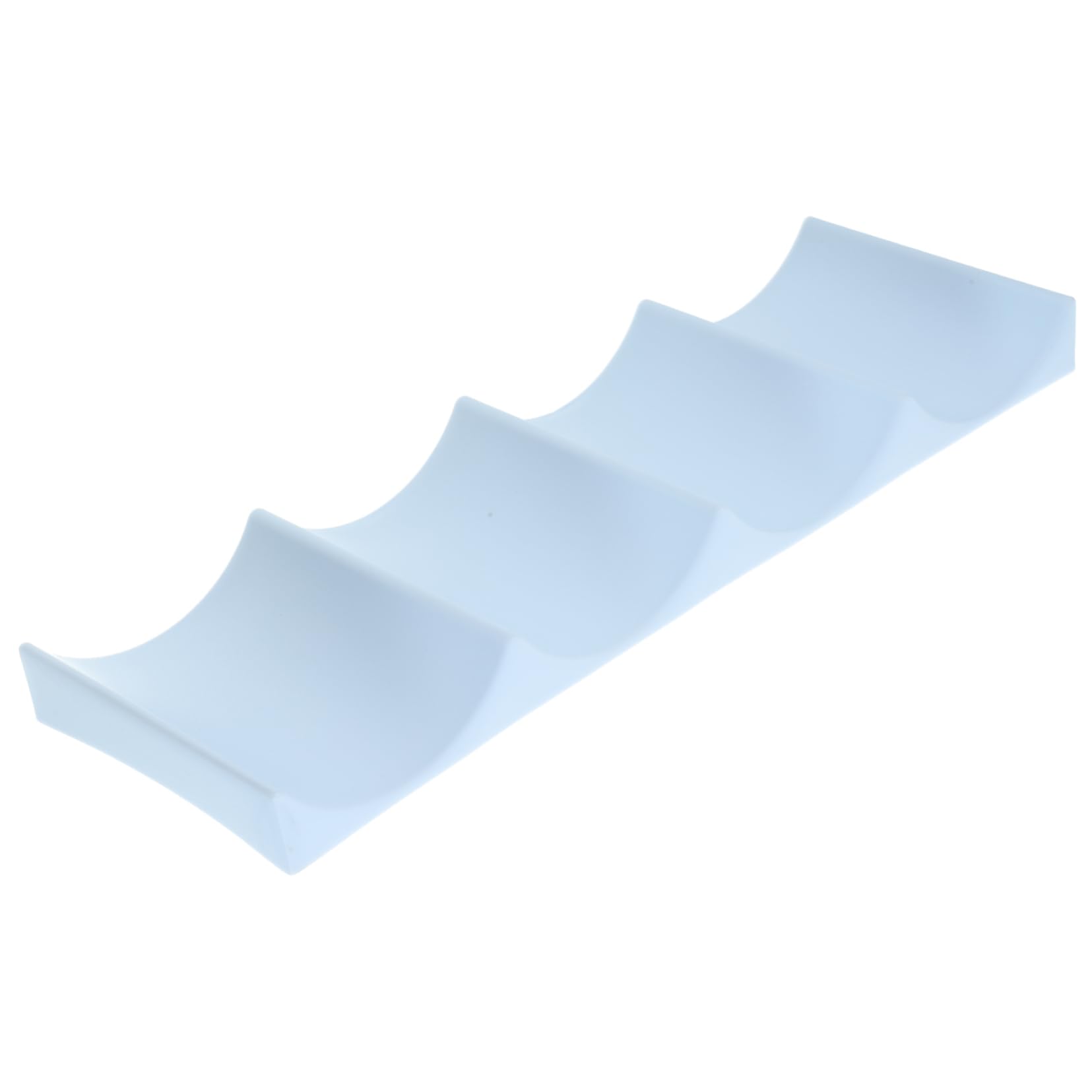 FUNOMOCYA European Style Wine Rack Stackable Plastic Wine Bottle Display Mat for Kitchen Cabinet and Fridge Storage Random Up to Bottles with Skid Design Random Color