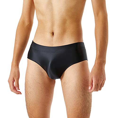 Summer Code Mens Sissy Panties Stretchy Silky Glossy Bikini Briefs Underwear Lingerie Underpants for Men3