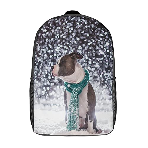Sac à dos chien 17 pouces pour étudiants et cartable mixte