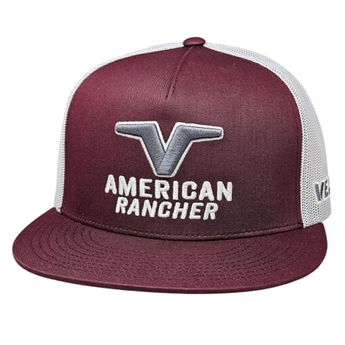 Image of Vexil American Rancher Adjustable Snapback Western Lifestyle Rodeo Southwest Inspired Meshback Hat