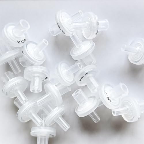 Image of Glass Fiber (GF) Syringe Filters 13mm Diameter 1.0μm Pore Size for Pre-Filtration Filters [CASE of 100pcs] by Allpure Biotechnology