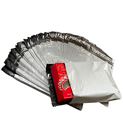 100 Sacchetti Per Spedizione, 25,4 X 33,0 Cm, Buste Per Posta In Plastica Generica, Per Posta Sacchetti Sacchetti In Polietilene (25,4 X 33,0 Cm - Foto 4