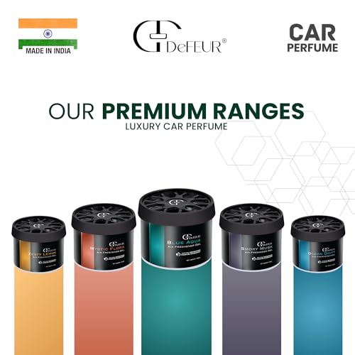 Image of Ocean Drift Gel Car Perfume | 120g Leakproof Air Freshener | Aqua Scent Car Perfume | Long-Lasting 30 Days | Premium Car Accessories | Pack of 2