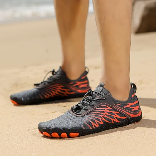 Men Women Water Shoes Quick-Dry Aqua Socks Barefoot Surf Training Swim Shoes3