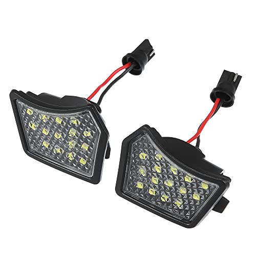 Par de lámparas LED para espejo lateral X AUTOHAUX miniatura 1