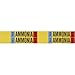 Brady 90467, 0.75" Dia. Thru 2.375" Dia. Vinyl Blank VAP Ammonia High Pipe Marker, 50 Cards of 4 Labels