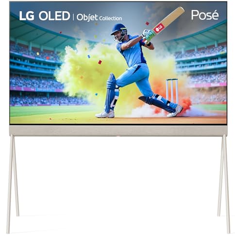 Image of LG 139 cms (55 inches) Objet Collection LX1 Pose Series 4K Ultra HD Smart OLEDevo TV 55LX1QPSA (Beige)