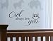 Newsee Decals Owl always love you Vinyl wall art Inspirational quotes and saying home decor decal sticker