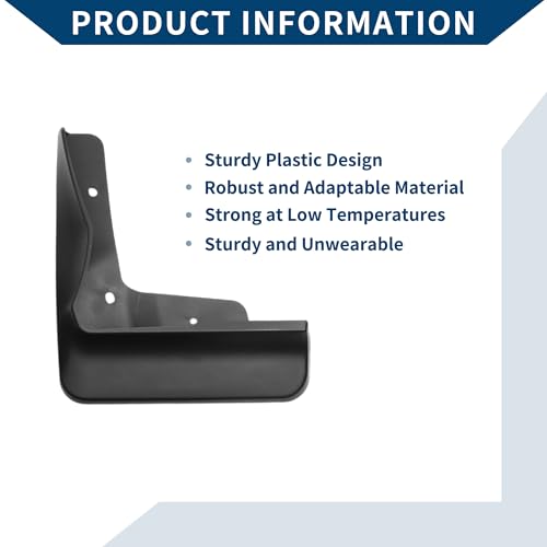 Image of Mud Flaps Splash Guards W /Mount Accessories for Volkswagen ID7 2023 2024 Front and Rear Mud Guards 1 Set