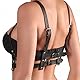 BDSMYEE Leder Harness, BDSM Dessous, BH Body Harness, Sexy Outfit für Damen, Domina, Rave, Fetisch Kleidung (F)