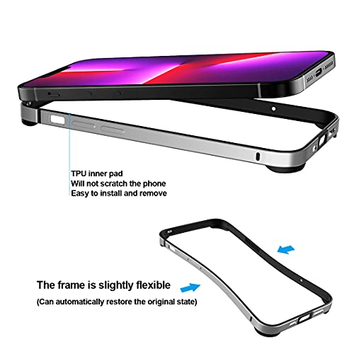Coque antichoc iPhone 13 Pro Max métal fine sans interférence signal - 5