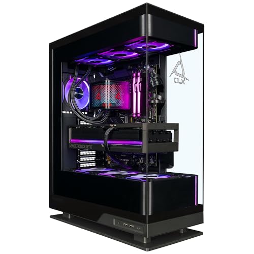 Image of CLX Ra Gaming PC - AMD Ryzen 9 9950X3D 4.3GHz, GeForce RTX 5090, 4TB NVMe M.2 SSD, 96GB DDR5 RGB Memory, 360mm AIO, WiFi, Windows 11 Pro, Black