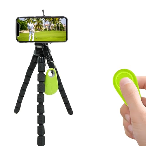 Cadeau golfeur idéal : support de téléphone golf avec trépied pour analyse vidéo