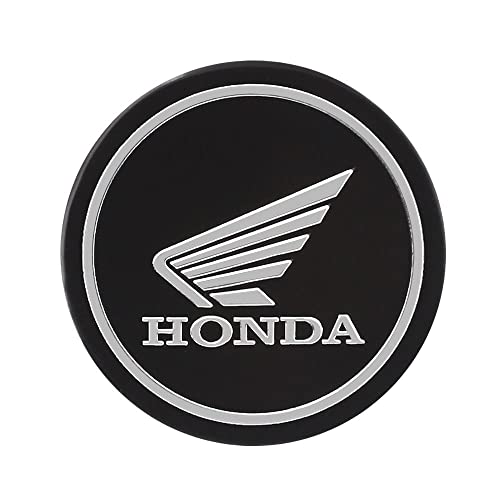 [Lot de 4] Hirondelle Bleue® Autocollant Stickers 3D en métal diamètre 5,5cm Compatible avec Moto Scooter Honda CBR CBF Varadero, Produit expédié depuis...