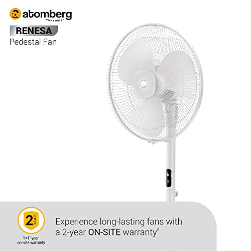 Compare Atomberg Renesa 400mm Pedestal Swing Fan Silent BLDC Fan with