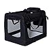 Hundetransportbox Hundetasche Hundebox Faltbare Kleintiertasche Größe XL Farbe Schwarz