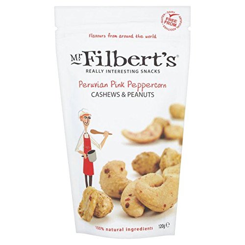 Mr Filbert's Peruvian Pink Peppercorn Cashews & Peanuts - 120g