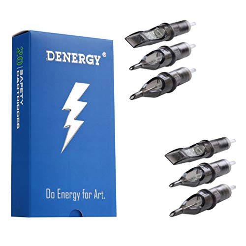DENERGY V1 20pcs/Box Premium Quality Tattoo Needle Cartridge Magnum Ø0.35mm For Standard Shader Tattooing (1211RM)