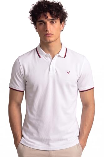Buy Allen Solly Men’s Solid Polo T‑Shirt White - Image 2