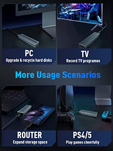 V VCOM M.2 NVMe SSD Enclosure 10Gbps M.2 NVMe の商品画像 7