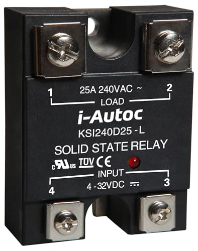 Relais KSI240D40-L SSR 240V 40A avec indicateur LED pour commutation de charge