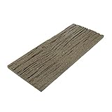 Gehwegplatten Gartenplatten Trittplatte Gartenfiesen Umwelfreundlich Witterungsbeständig Recycling-Gummi (Holzoptik 26 x 60 cm)