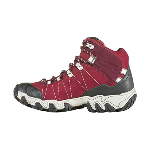 Oboz Bridger Mid Women's Waterproof Hiking Boot Rio Red - 9 Wide - Image 4