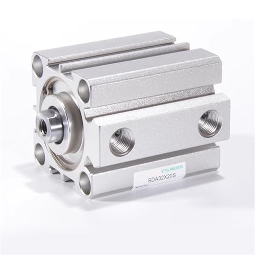 Vérin pneumatique compact double effet SDA50x100-S avec aimant intégré