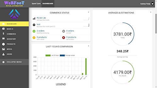 WeBFooT SMART RETAIL *Basic TAX*~ GST & NON GST PoS, Billing, Accounting & Stock Management Software for Vegetable/Fruits store, Kirana Store,... - Image 3