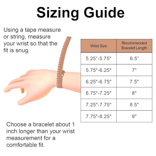 Heavenly Metals Copper Bracelet for Men & Women – 99.9% Pure Copper Cuban Link Chain – 5mm, 7mm, 9mm, 12mm Width – 6.5" to 9" Length – Gift Box Included – USA Brand3