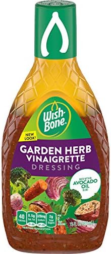 Wish-Bone Avocado Oil Blend Garden Herb Vinaigrette Dressing, 15 FL oz