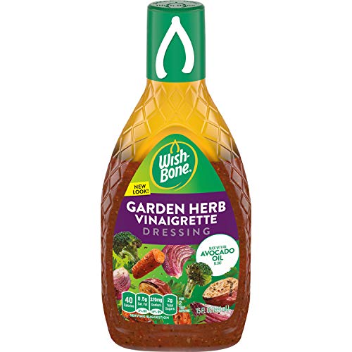 Image of Wish-Bone Avocado Oil Blend Garden Herb Vinaigrette Dressing, 15 FL oz