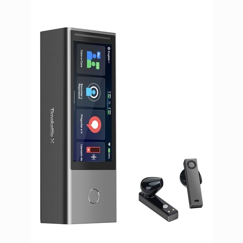 Timekettle X1 AI Interpreter Hub, Standalone Entity, 40 Languages Two Way Simultaneous Translator Earbuds, All-in-One Translator Device for Multilingual Meetings, Ideal for Business Conference