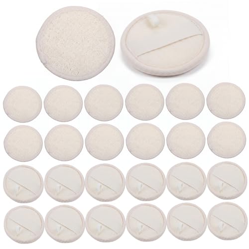 Tampons de gommage visage luffa : 24 exfoliants bain pour un nettoyage en profondeur