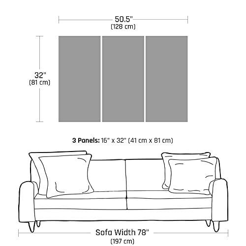 3 Piece Framed Canvas Multi Panel Art - Three Wise Monkeys Modern Wall Decor For Living Room Man Cave (Ready To Hang) (Large (50.5" X 32")) #TOP5