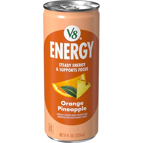 Image of V8 Energy Orange Pineapple Energy Drink, 8 fl oz Can