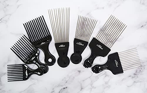 Peine clásico negro para cabello miniatura 5