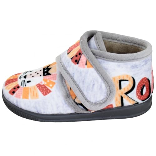 Chaussons fermés VulcaBicha Lion avec bande Velcro ajustable - 2
