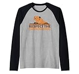 rispetto the groundhog divertente legno chuck meteorology holiday maglia con maniche raglan