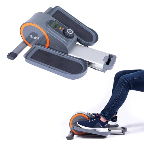 Cubii GO Under Desk Elliptical with LCD Tracker and Wheels