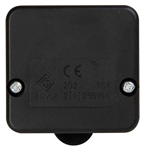 Kopp 192600082 Door Interlock Switch / 0.5 A / 250 V, Black