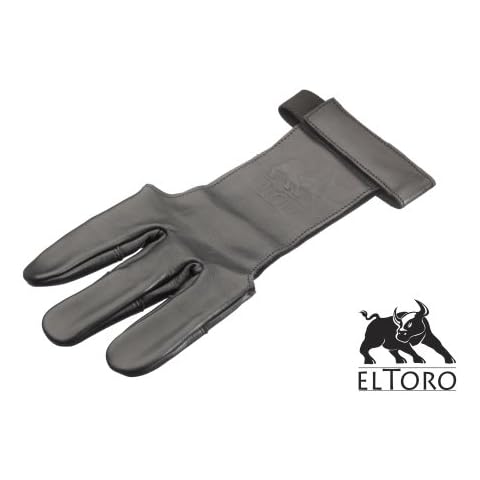Guante de tiro tradicional elToro Black Larp (XS) Cover