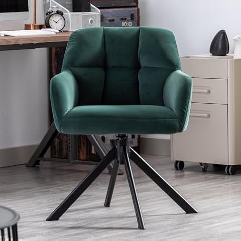 chairus Velvet Swivel Tub Chair for Home Office Cover