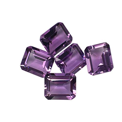 Améthyste octogone 8x6mm de qualité AAA supérieure pour haute joaillerie - 4